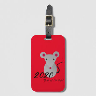 Year of the Rat 2020 Luggage Tag