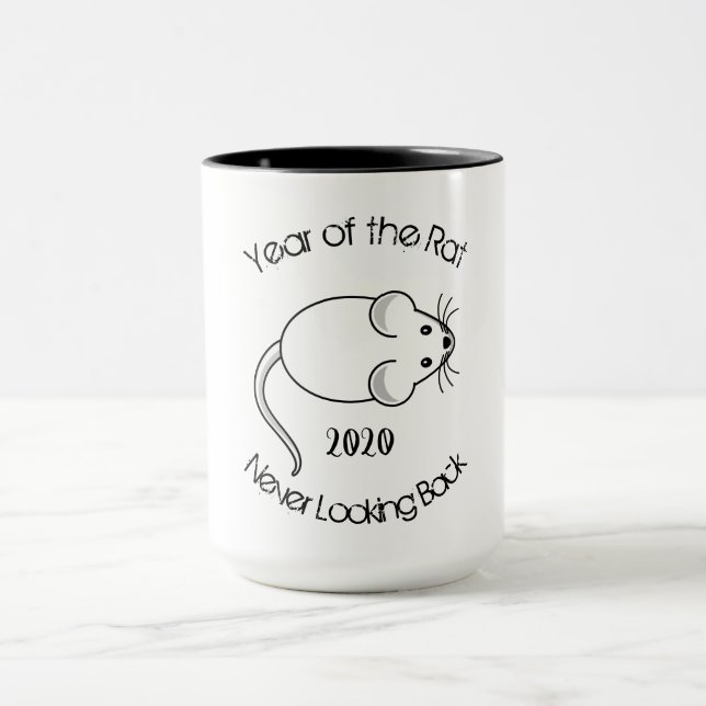 Year of the Rat Never Looking Back 2020 Vision Mug (Center)