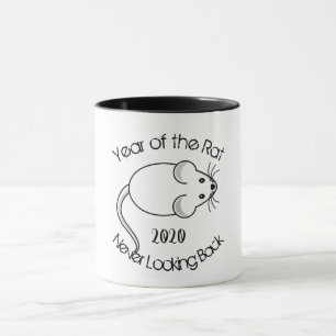 Year of the Rat Never Looking Back 2020 Vision Mug