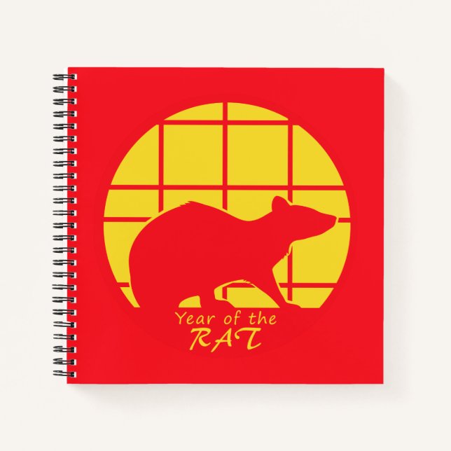 Year of the Rat Notebook (Front)
