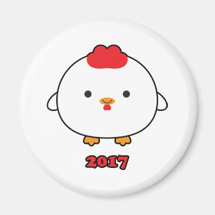 Year of the Rooster 2017 Magnet