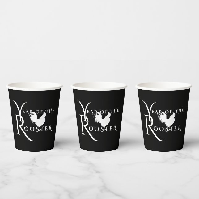 Year of the rooster paper cups (Multi)