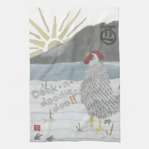 Year of the Rooster, Rooster, Chicken Kitchen Towel