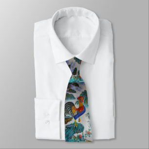Year of the Rooster Tie Design 1