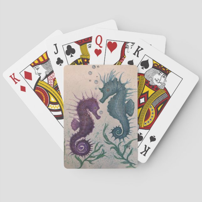 Year of the Seahorses Playing Cards (Back)