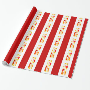 year of the sheep 2015 (bokeh) wrapping paper