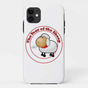 Year of the Sheep Cartoon iPhone 11 Case