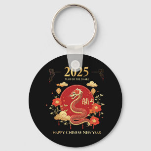 Year Of The Snake 2025 Lunar New Year Chinese New  Keychain