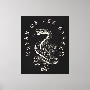 Year of the Snake Chinese Lunar New Year 2025 Canvas Print