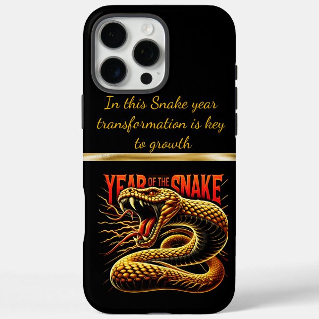 Year of the snake: happy chinese new year! 2025 Case-Mate iPhone case (Back)