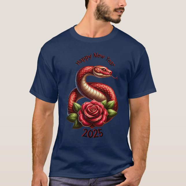 Year of the Snake Men's T-Shirt (Front)