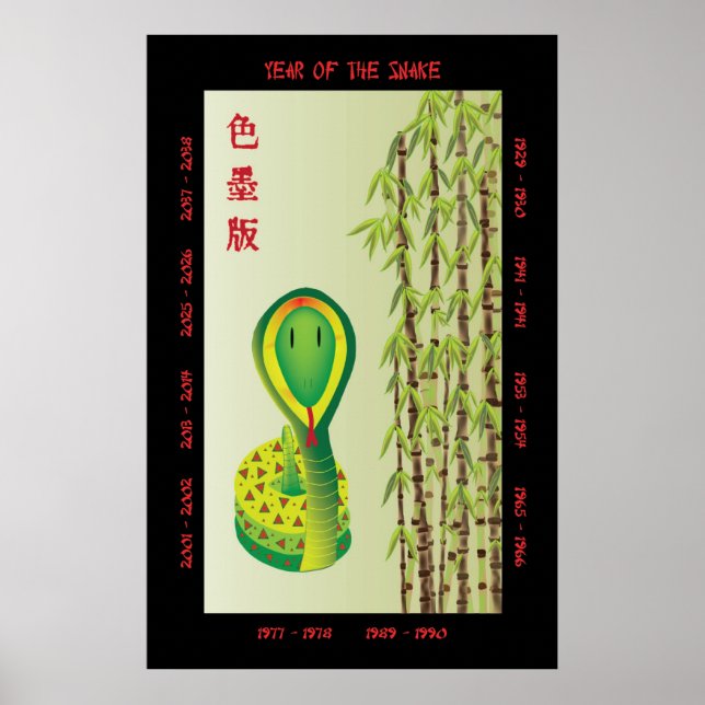 Year of the Snake Poster (Front)