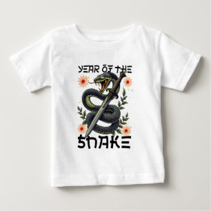 Year of the Snake Zodiac Chinese New Year Baby T-Shirt