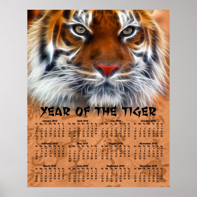 Year of the Tiger 2010 Poster (Front)