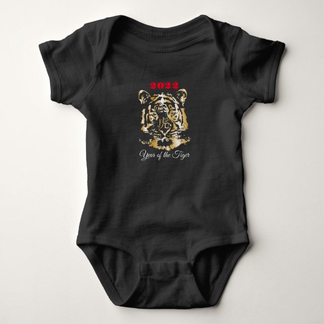 Year of the Tiger Baby Bodysuit (Front)