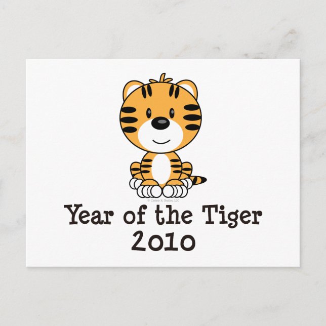 Year of the Tiger Postcard (Front)