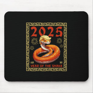 Year Of The Trump Snake 2025  Mouse Pad