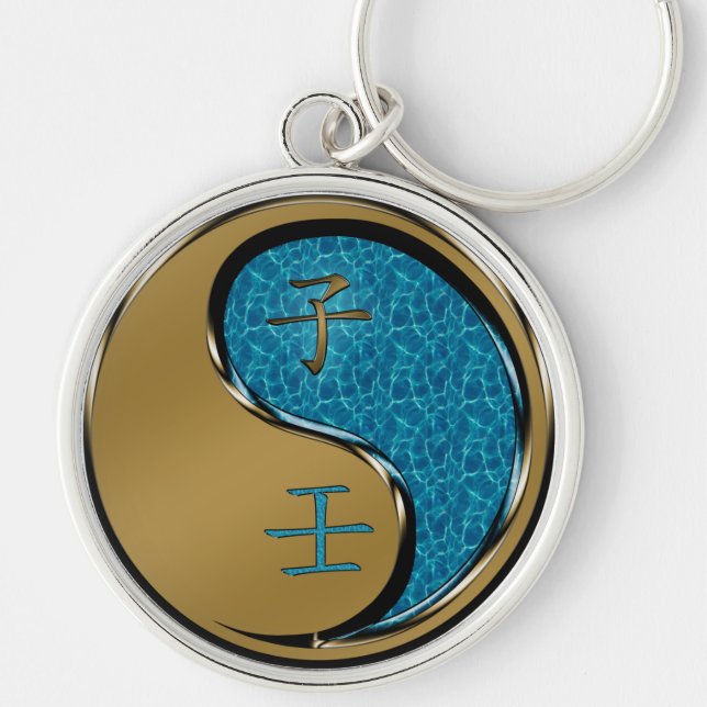 Year of the Water Rat Keychain (Front)