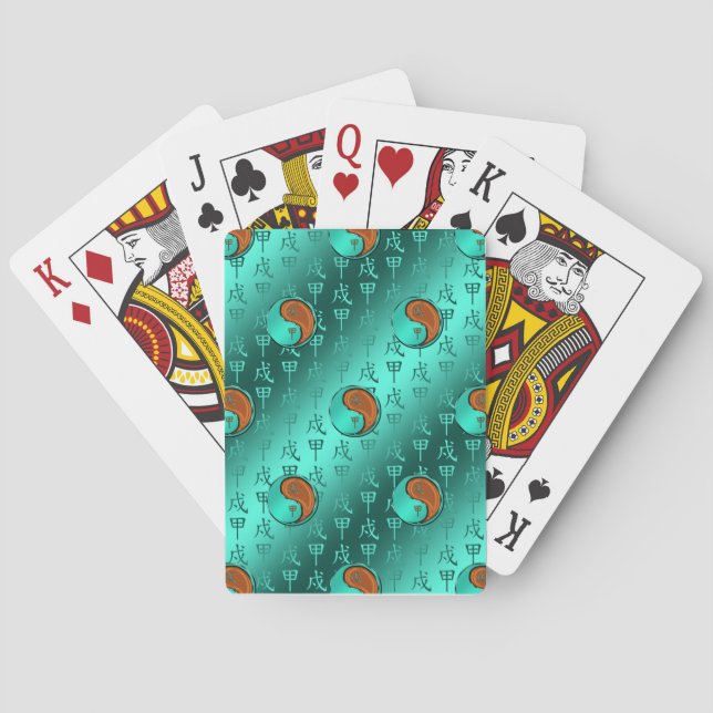 Year of the Wood Dog Playing Cards (Back)
