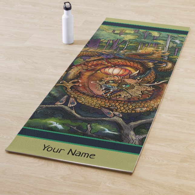 Year of the Wood Dragon 2024 Yoga Mat (In Situ)
