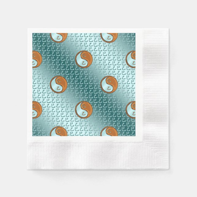 Year of the Wood Snake Napkin (Front)