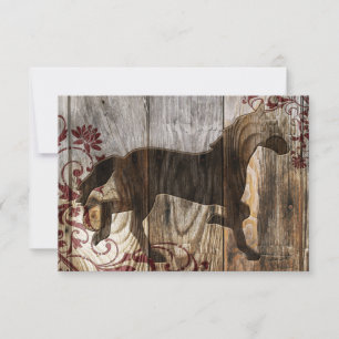 year of the wooden horse invitation