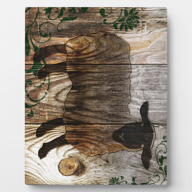 year of the wooden sheep plaque (Front)