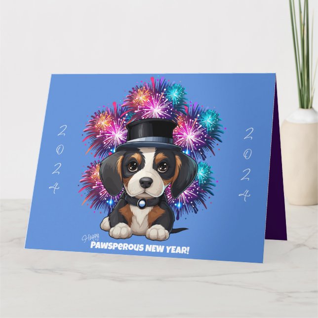 Year of Woofs! Card (Front)