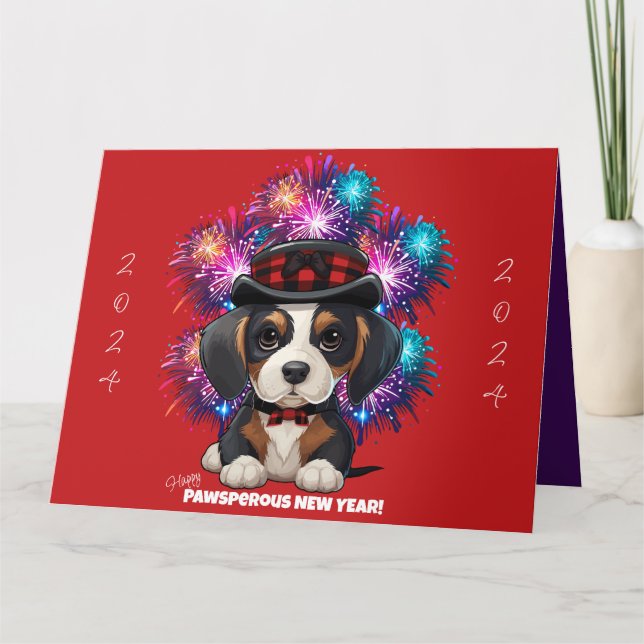 Year of Woofs! Card (Front)