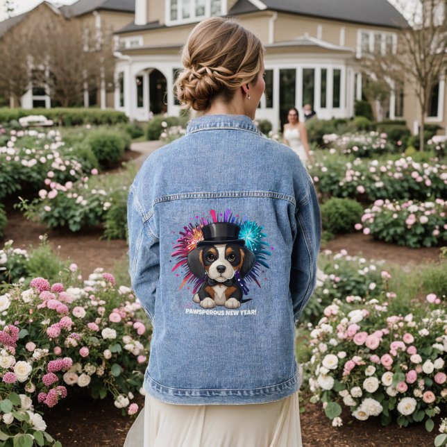 Year of Woofs! Denim Jacket (Wedding Back)