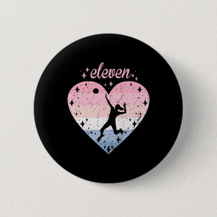 Year Old Cute Volleyball Birthday Girl th Bday 2 Inch Round Button