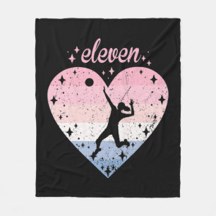 Year Old Cute Volleyball Birthday Girl th Bday   Fleece Blanket