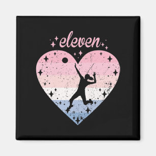 Year Old Cute Volleyball Birthday Girl th Bday   Magnet