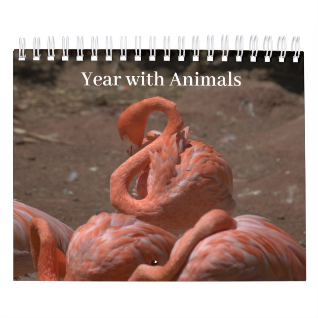 Year with Animals Calendar (Cover)