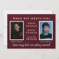 Yearbook Photo | Photo Save the Date Announcement