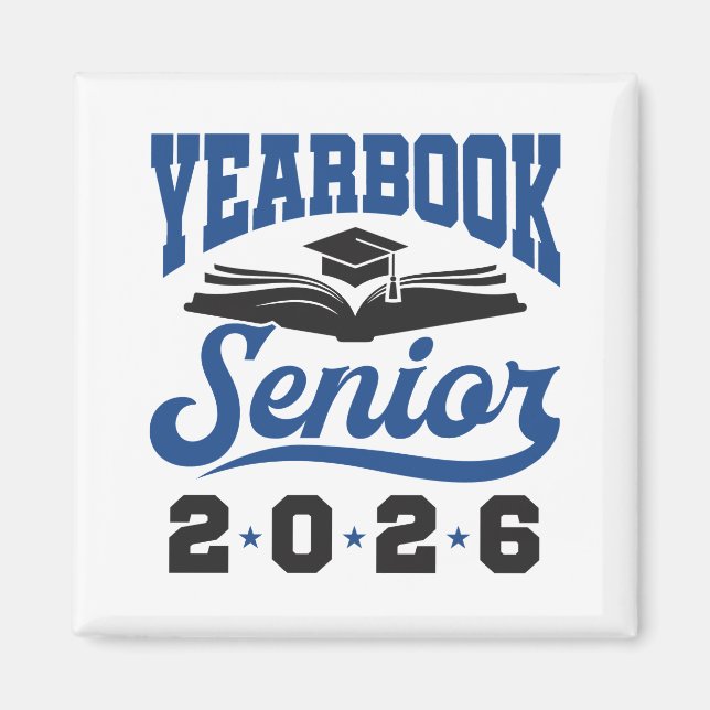Yearbook Senior 2026 Magnet (Front)
