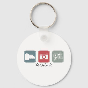 Yearbook (Squares) Keychain