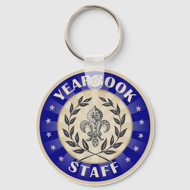 Yearbook Staff Keychain (Front)