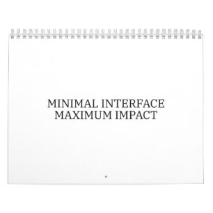 Yearly Architecture   Minimal Interface Visual  Calendar