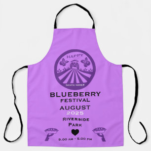Yearly Blueberry Festival Promotion Apron