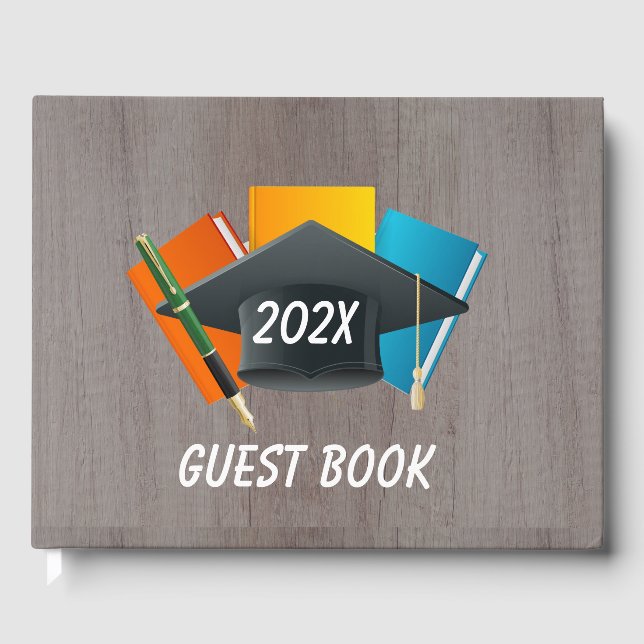 Yearly Graduation Party Guest Book (Front)