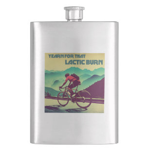 Yearn For That Lactic Burn Cycling Hip Flask