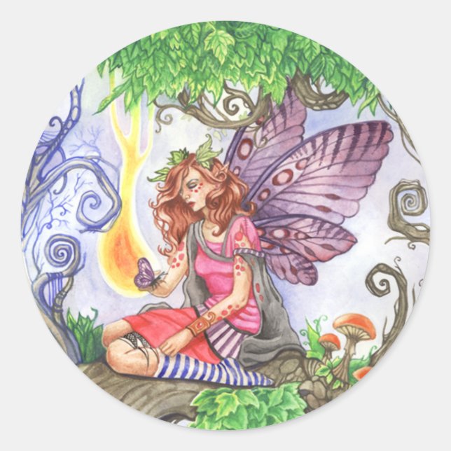Yearning Colourful Fairy Sticker (Front)
