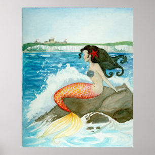 Yearning Litlle Mermaid ART PRINT