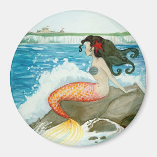 Yearning Little Mermaid Art Magnet