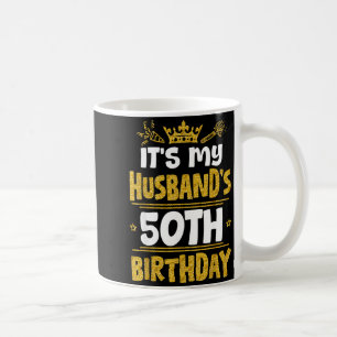 Years Happy Husband's 50th Birthday 1975 Coffee Mug
