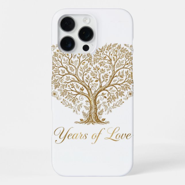 Years of Love iPhone 16 Pro Max Case (Back)