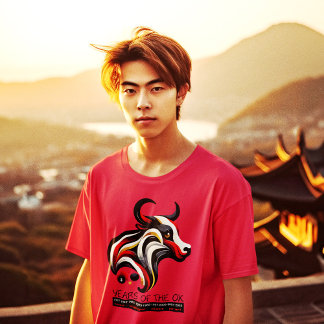 Years Of The Ox - Chinese Zodiac Sign T-Shirt
