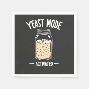 Yeast Mode Activated Baking Cooking Chef Napkin