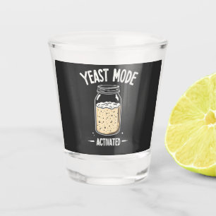 Yeast Mode Activated Baking Cooking Chef  Shot Glass